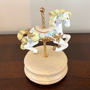 Carousel Horse Music box